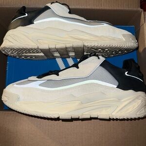 Adidas NiteBall Cream/Black/Reflective Silver Mens Sneakers Size 11